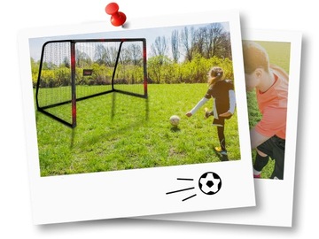 БОЛЬШИЕ ФУТБОЛЬНЫЕ ВОРОТА 300x200x120 см СТАЛЬ NEO-SPORT