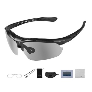 Fotochromowe okulary rowerowe TR Frame dla mężczyzn i kobiet Jasne sportowe okulary przeciwsłoneczne