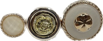 Spinki wsuwane do włosów 2szt - GLAMOUR