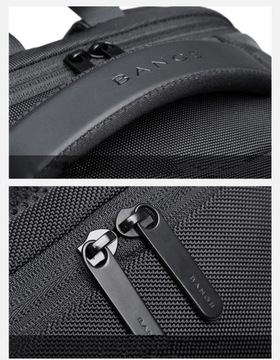 WROCŁAW Рюкзак Bange для ноутбука 17.3 BG-1921 с USB, два отделения, черный