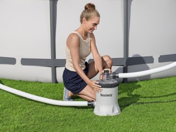 Pompa Filtrująca Filtr do Basenu 5678L/h na Kulki Filtracyjne Bestway 58870