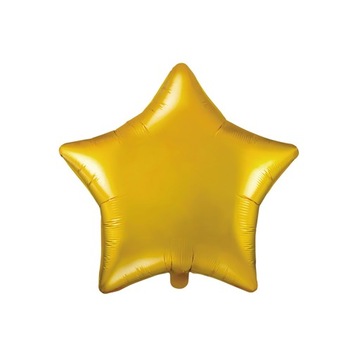 Balon foliowy Gwiazdka złoty 48 cm
