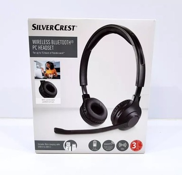 SILVERCREST ZESTAW SŁUCHAWKOWY BLUETOOTH HG09472