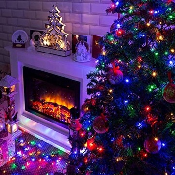 Lampki ŚWIATEŁKA na choinkę 500 LED KOLOROWE ZEWNĘTRZNE WEWNĘTRZNE