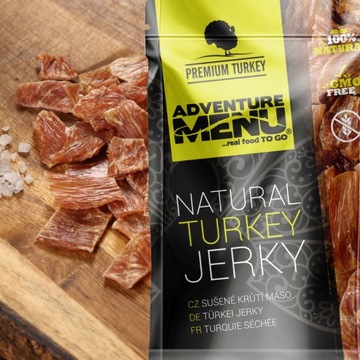 Mięso suszone ADVENTURE MENU Indyk Jerky 100g