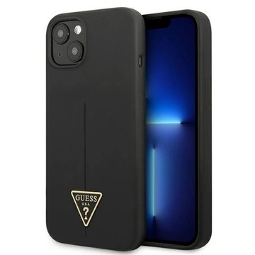 Plecki Guess do Apple iPhone 13 Silicone Case czarny
