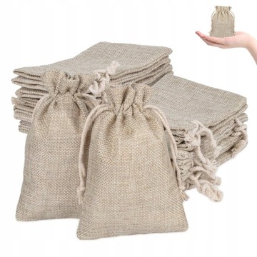 WORKI JUTOWE TORBA LNIANA PREZENT 50 SZT 9X12CM