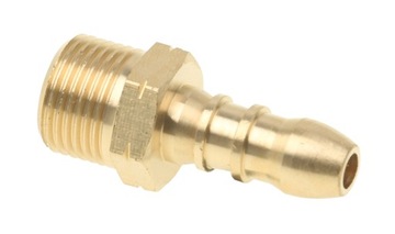 NYPEL ZŁĄCZE DO GAZU BUTLI 9 mm 3/8 CALA MOSIĘŻNY