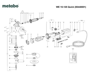 Электронный модуль Metabo для WE 15-125 Quick
