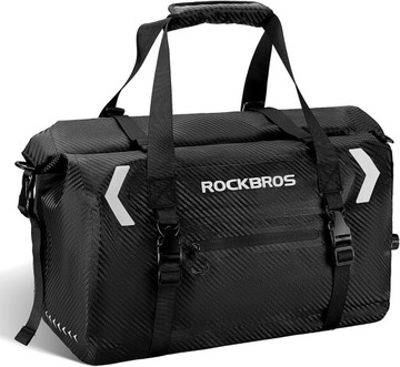 ROCKBROS Torba Motocyklowa na Ogon Torba Podróżna w 100% Wodoodporna 40L