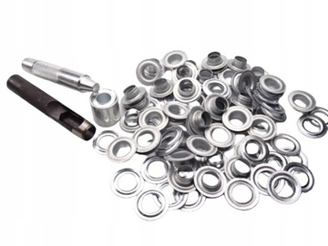 Zestaw do oczek banerowych plandek ocynk 10 mm