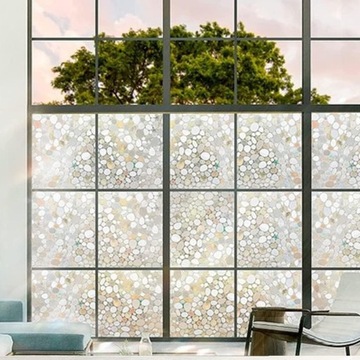 САМОКЛЕЯЩАЯСЯ ОКОННАЯ ПЛЕНКА С ДЕКОРАТИВНОЙ СТАТИЧЕСКОЙ КЛЕЙКОЙ 60*200СМ