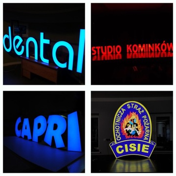 Светящиеся объемные БУКВЫ со светодиодной подсветкой.