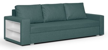 Sofa kanapa 3 os z funkcją spania MILO1 turkusowa