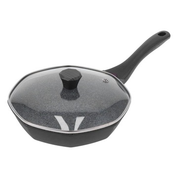 Ośmiokątny kształt patelni nieprzywierająca