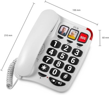 Telefon przewodowy SPC 3295B