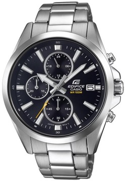 Klasyczny zegarek męski na bransolecie Casio Edifice Chrono EFV-560D Grawer