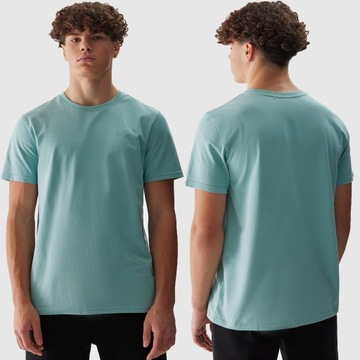 ФУТБОЛКА 4F МУЖСКАЯ СПОРТИВНАЯ ФУТБОЛКА ИЗ ХЛОПКА SS24