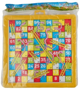 GRA PLANSZOWA WĘŻE DRABINY TABLICA SUCHOŚCIERALNA PISAK