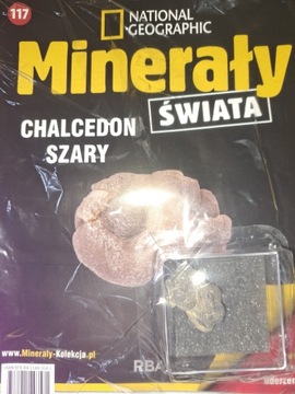 MINERAŁY ŚWIATA 117 / 2024 CHALCEDON SZARY