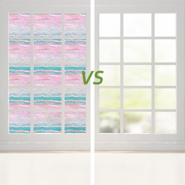 3D оконная пленка для конфиденциальности, блокирующая УФ-лучи, тонированная декоративная наклейка в стиле Y