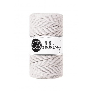Sznurek makrama Bobbiny 3mm 3PLY Księżycowy