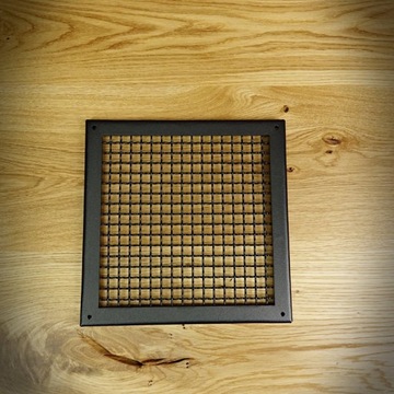 Решетка вентиляционная MASSIVE MESH 170x230, ЧЕРНАЯ