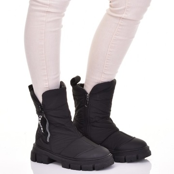 МОДНЫЕ ЖЕНСКИЕ СНЕЖНЫЕ БОТИНКИ, УТЕПЛЕННАЯ ЗИМНЯЯ ОБУВЬ НА ПЛАТФОРМЕ