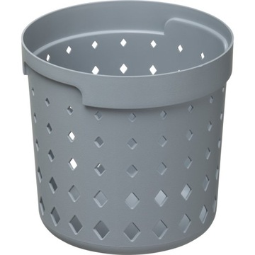 Koszyczek, organizer, pojemnik okrągły SEOUL M Szary