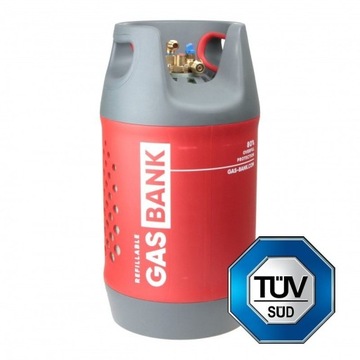 Zestaw 2x GasBank MULTI 11KG (24L)+tankowanie DISH