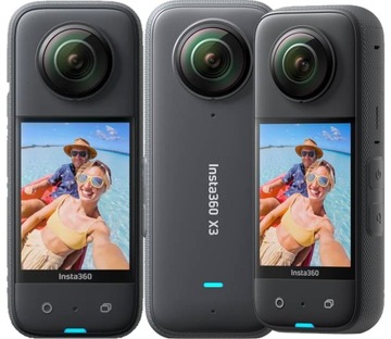 Zewnętrzna kamera Insta360 X3 outdoorowa Sportowa 5.7K RAW Wi-Fi CMOS