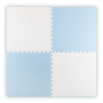 MATA PIANKOWA 120x120cm DYWAN DLA DZIECI PUZZLE 4x