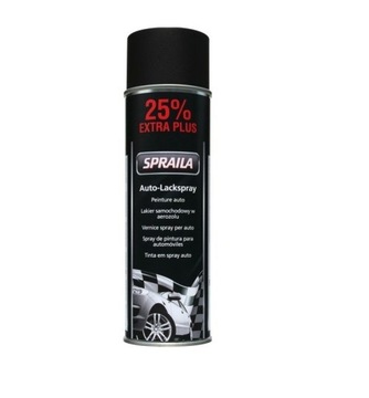 LAKIER SPRAY FARBA SPRAILA 500ML CZARNY MAT!