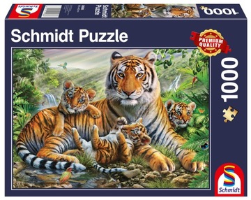 Schmidt PQ Puzzle 1000 el Tygrysy
