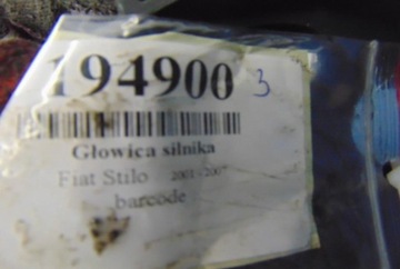 FIAT STILO 1.6 16V HLAVA MOTORU 60586832