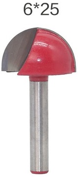 Frez do CNC (promień) 6 x D25 mm