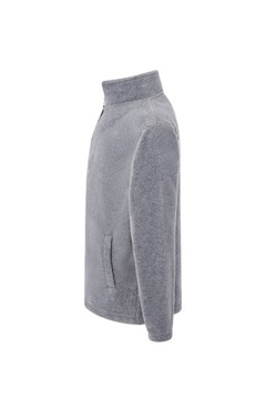 Ciepły POLAR FLRA 300g Męska Bluza polarowa GM szara L