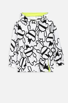 Dziewczęca Bluza 164 Biała Bluza Z Kapturem Coccodrillo WC4