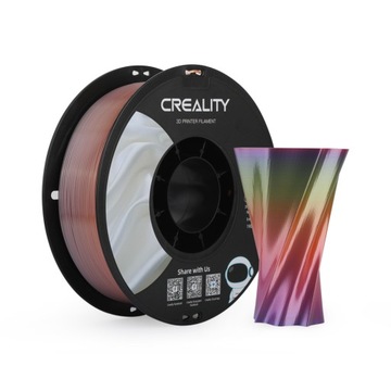 CREALITY FILAMENT CR-PLA SILK 1.75mm 1kg RAINBOW TĘCZOWY BŁYSZCZĄCY PLA