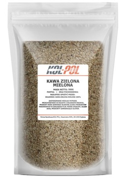 Kawa zielona mielona 500g Naturalna odchudzanie | Kol-Pol