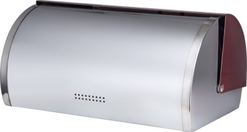 СОВРЕМЕННАЯ красная металлическая ХЛЕБНИЦА EDENBERG EB 114 - АКЦИЯ