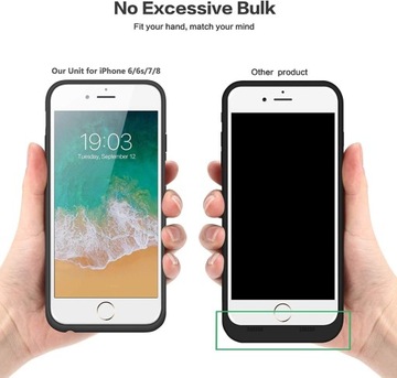 АККУМУЛЯТОР POWERBANK CASE ДЛЯ IPHONE 6/6S/7/8/ 4,7 дюйма, 600 мАч