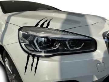 Pazury MONSTER W02 - Naklejka na samochód na auto KOLOR