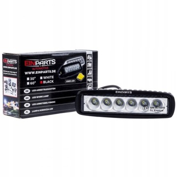 СВЕТОДИОДНАЯ ГАЛОГЕННАЯ РАБОЧАЯ ЛАМПА LED 18Вт CREE 60