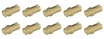 LEGO Pin 3/4 Technic piaskowy Tan 6013938 32002 - 10 sztuk