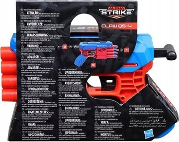 NERF ALPHA STRIKE PISTOLET WYRZUTNIA CLAW QS-4