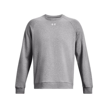 Bluza męska UNDER ARMOUR Sportowa Dresowa Rival Fleece Crew Szara M