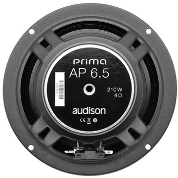 MOCNE GŁOŚNIKI SAMOCHODOWE AUDISON 165MM BASOWE 210W DO RENAULT TRAFIC 3