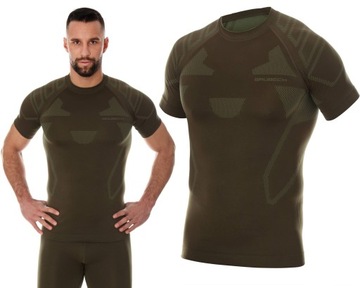 Męska PODKOSZULKA TERMOAKTYWNA BRUBECK RANGER PROTECT z krótkim rękawem 3XL