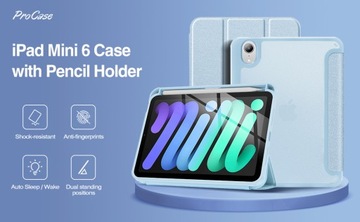Синий флип-чехол ProCase для iPad Mini 6